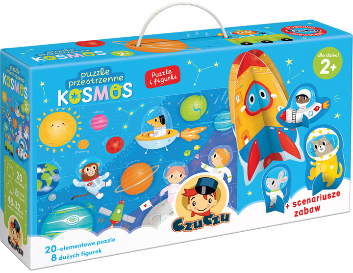 Puzzle Czuczu przestrzenne Kosmos 20 elementów (5902983490395) - obraz 1