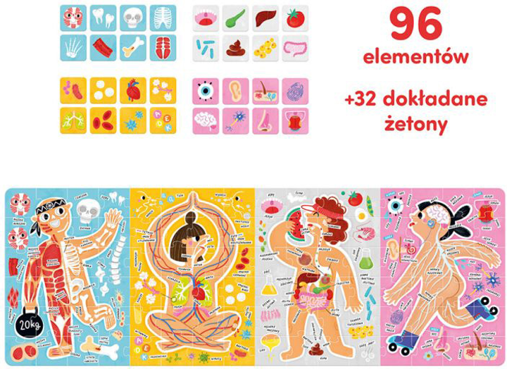 Puzzle Czuczu Tak działa moje ciało 96 elementów (5902983492429) - obraz 2