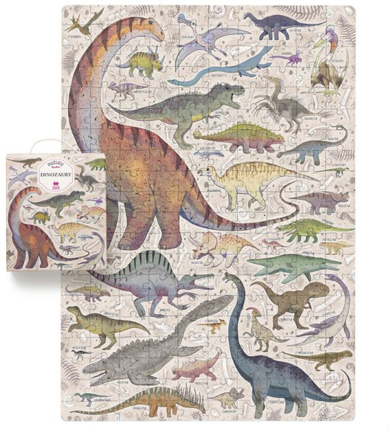 Puzzle Czuczu Puzzlove Dinozaury 200 elementów (5902983492306) - obraz 2