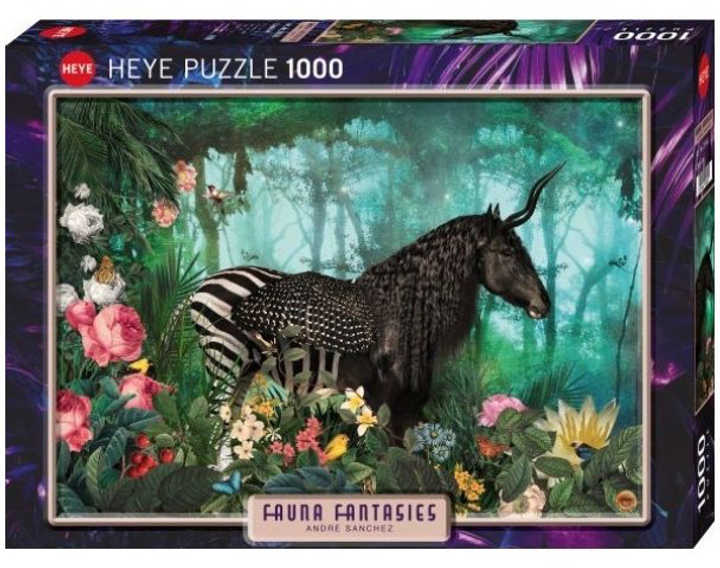 Puzzle Heye Sanchez Fantastyczna fauna 1000 elementów (4001689299804) - obraz 1