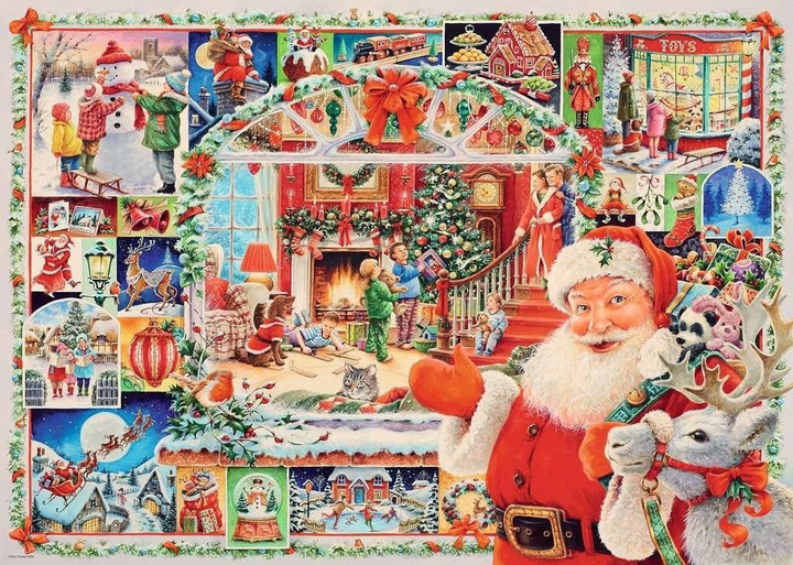 Пазл Ravensburger Усі ближче Різдво 1000 елементів (4005556165117) - зображення 2