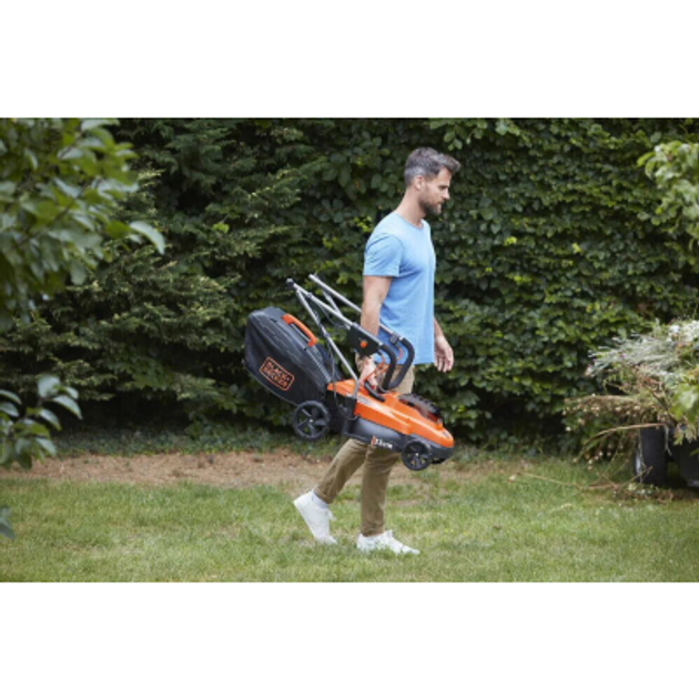 Газонокосилка Black&Decker аккумуляторная 36 В, 2.5 Ач, 32 см, 1 АКБ и ЗУ (BCMW3336L1) - изображение 4