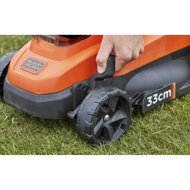 Газонокосилка Black&Decker аккумуляторная 36 В, 2.5 Ач, 32 см, 1 АКБ и ЗУ (BCMW3336L1) - изображение 11