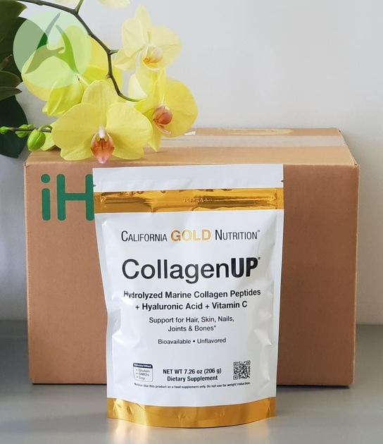 California Gold Nutrition (США), CollagenUP, морський колаген з ...