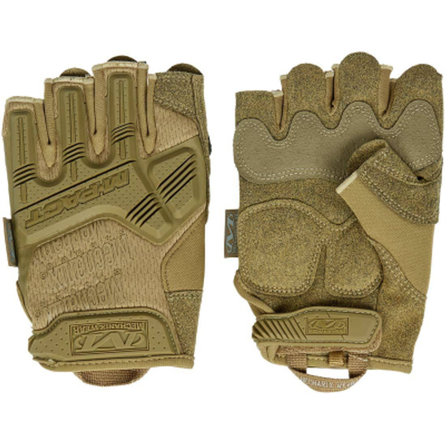 Тактичні рукавички Mechanix M-Pact Fingerless M Coyote (MFL-72-009) - зображення 1