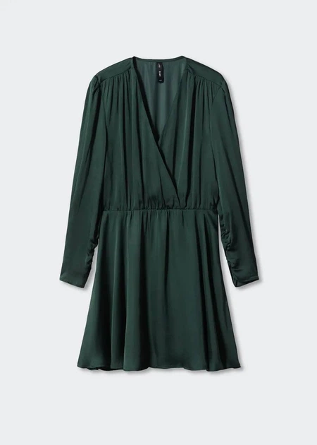 Сукня MANGO 57054402-MONACO Темно-зелений XS E000461 - Фото 7 Сукня MANGO 57054402-MONACO Темно-зелений XS E000461 - зображення 7