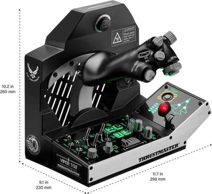 Dźwignia sterowania silnikiem Thrustmaster Viper TQS Mission Pack PC (4060254) - obraz 5