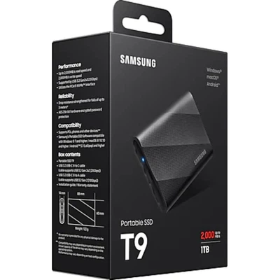 Накопитель SSD USB 3.2 1TB T9 Samsung (MU-PG1T0B/EU) - изображение 5