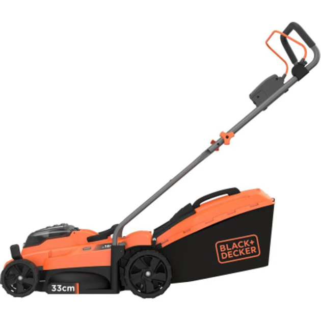Газонокосилка Black&Decker BCMW3318 18V, 2x2.5Ah, ширина кошения 32 см (BCMW3318L2) - изображение 8