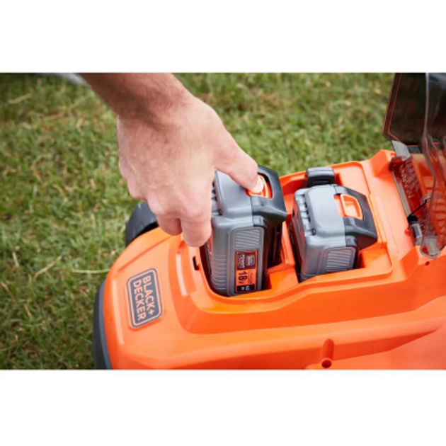 Газонокосилка Black&Decker BCMW3318 18V, 2x2.5Ah, ширина кошения 32 см (BCMW3318L2) - изображение 10