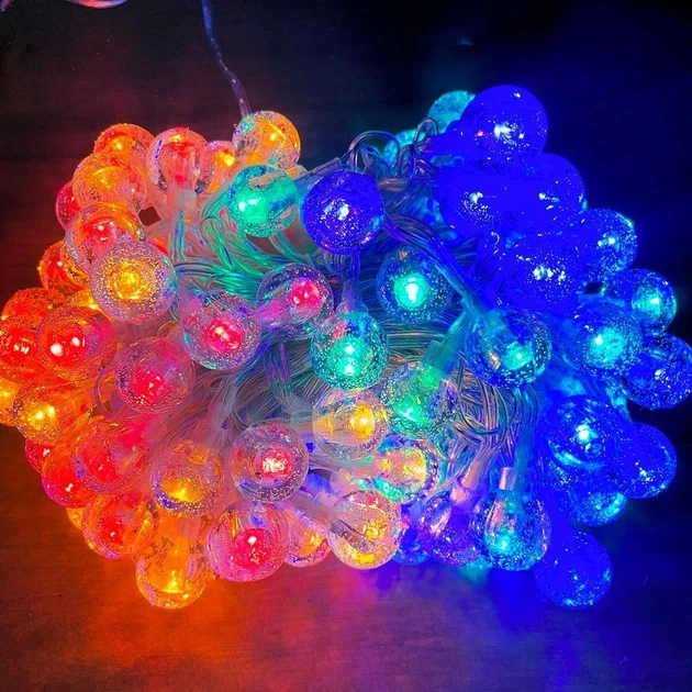 Светодиодная гирлянда Smart 40 LED Outhome крепкие стеклянные шарики, 6м, разноцветный цвет (S4LDMCOTHM) - Фото 7 Светодиодная гирлянда Smart 40 LED Outhome крепкие стеклянные шарики, 6м, разноцветный цвет (S4LDMCOTHM) - изображение 7