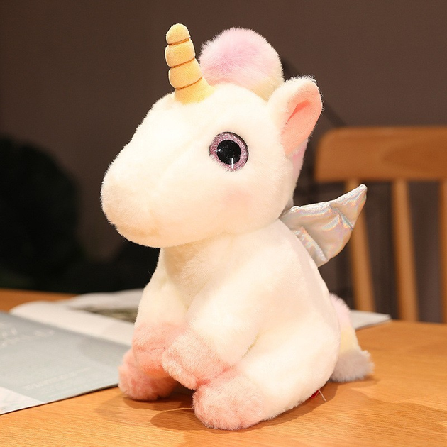 Мягкая Плюшевая Игрушка Plush Единорог Сидячий 25 см (9364) – фото ...
