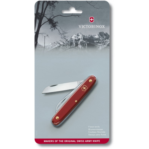 Ніж Victorinox Floral Matt Red (3.9050) - зображення 2