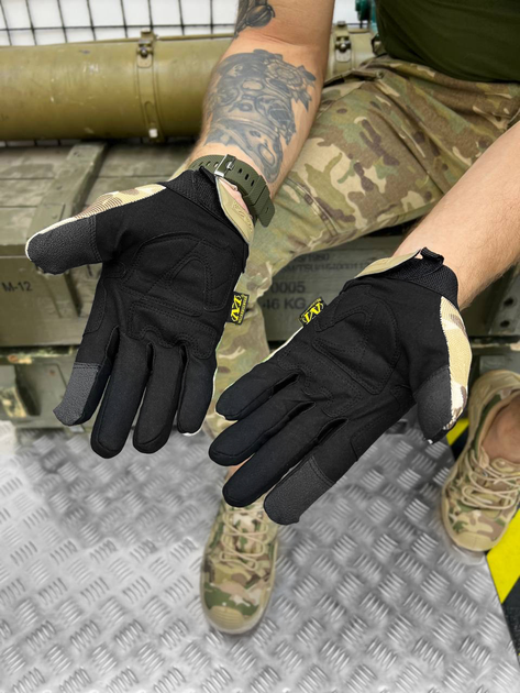 Тактичні рукавички Urban Defender Tactical Gloves Multicam L - изображение 2