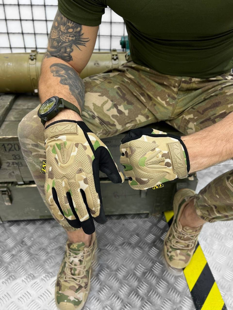 Тактичні рукавички Urban Defender Tactical Gloves Multicam S - изображение 1