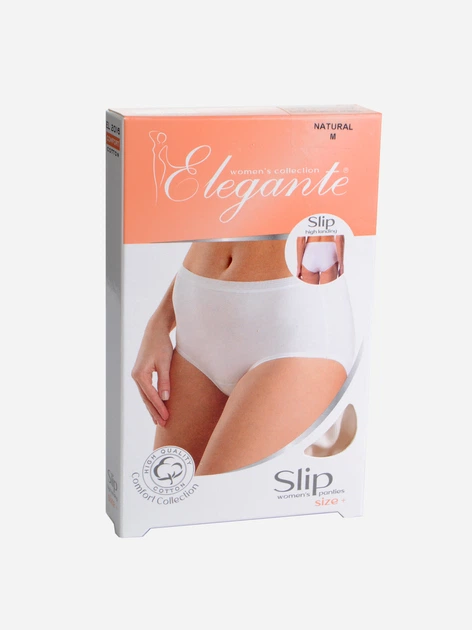 Трусики-слипы Elegante El 2016 Slip High M Natural (4823121001666) - Фото 3 Трусики-слипы Elegante El 2016 Slip High M Natural (4823121001666) - изображение 3