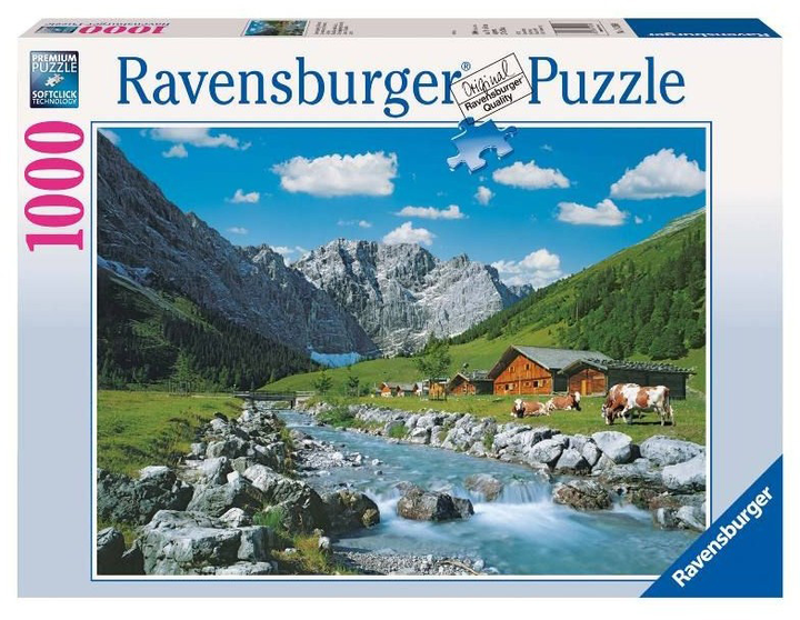 Puzzle Ravensburger Karwendelgebirge Austria 1000 elementów (4005556192168) - obraz 1