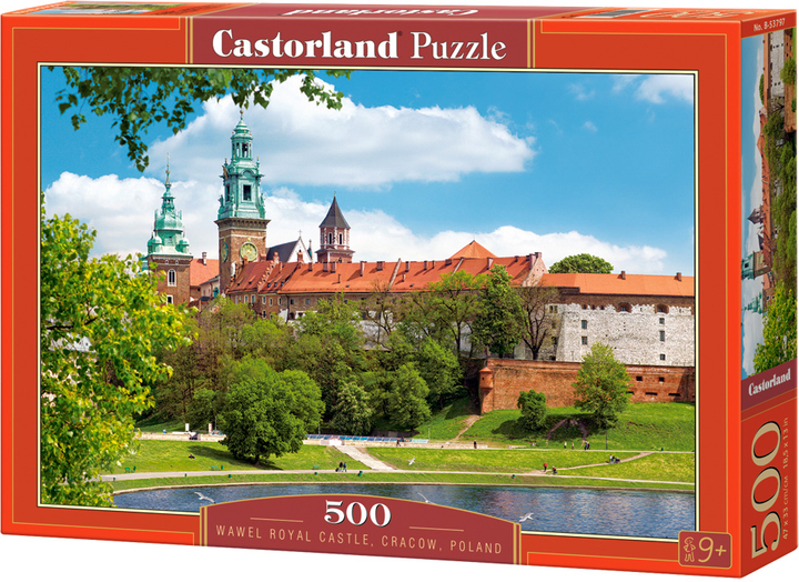 Puzzle Castor Zamek Wawel Kraków Polska 500 elementów (5904438053797) - obraz 1