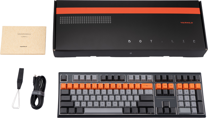 Клавиатура проводная Varmilo Lure VBM108 Bot: Lie 108Key EC V2 Sakura USB Black (A01A003A9A4A01A005) - изображение 11