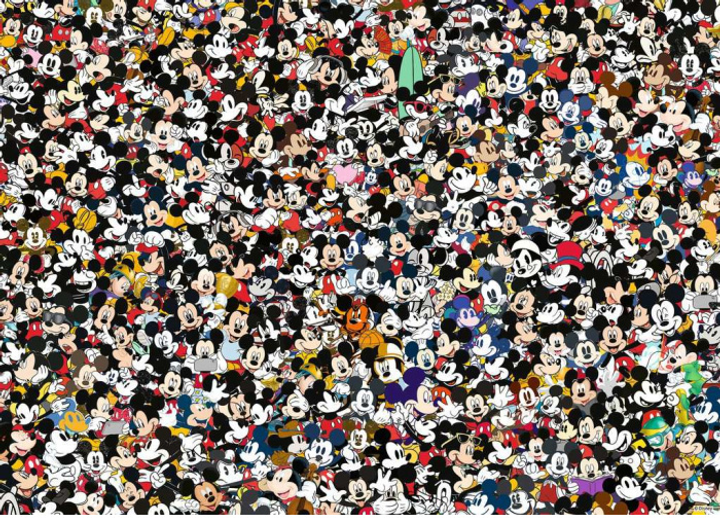 Puzzle Ravensburger Challange Myszka Miki 1000 elementów (4005556167449) - obraz 2