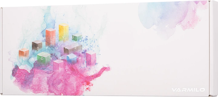 Клавиатура проводная Varmilo VEA87 CMYK 87Key Cherry Mx Red USB