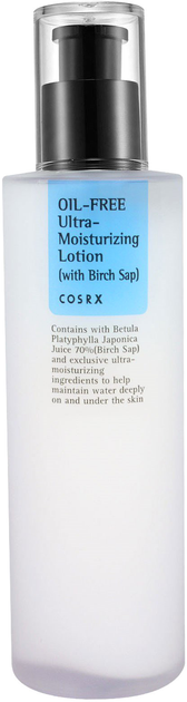 Лосьйон безолійний Cosrx Oil Free Ultra Moisturizing Lotion зволожуючий 100 мл (8809416470559) - зображення 1