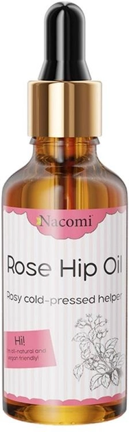 Olejek do ciała Nacomi Rose Hip Oil z pipetą 50 ml (5902539701432) - obraz 1