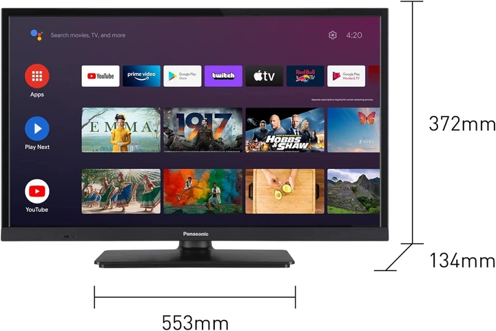 Телевізор 24 дюйми Panasonic TX-24LSW484 (Smart TV HD DLNA) Б/В - зображення 2