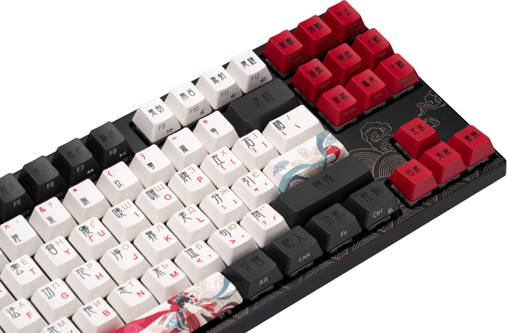 Клавіатура дротова Varmilo VEM87 Beijing Opera 87Key EC V2 Iris USB Black (A33A028C3A3A17A025) - зображення 8