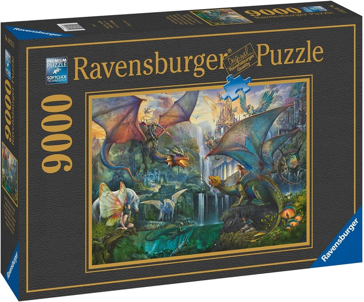 Пазл Ravensburger Дракон 9000 елементів (4005556167210) - зображення 1