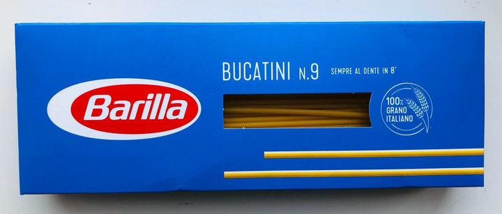 Паста букатини Barilla Bucatini n.9 500 г от продавца: Smart Kitchen ...