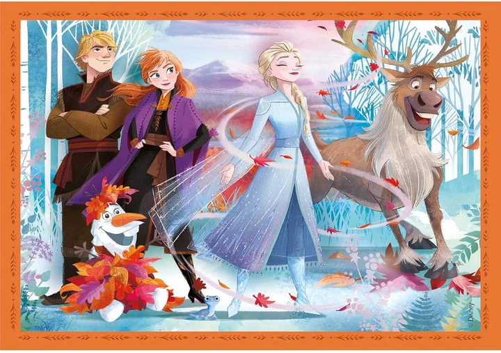 Пазл Clementoni Frozen 4 в 1 72 елементи 21518 (8005125215188) - зображення 3