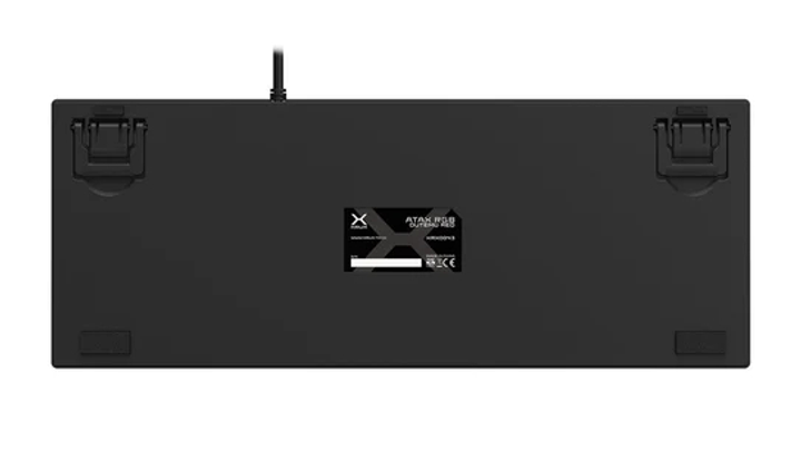 Ігрова клавіатура дротова Krux Atax RGB Outemu Red (KRX0043) - зображення 8