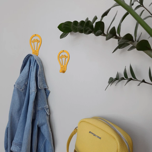 Гачок Настінний 12см х 8см Glozis Lamp H-029 - зображення 3