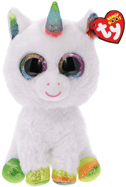 М'яка іграшка Ty Beanie Boos Єдиноріг Pixy 15 см (8421368525) - зображення 1