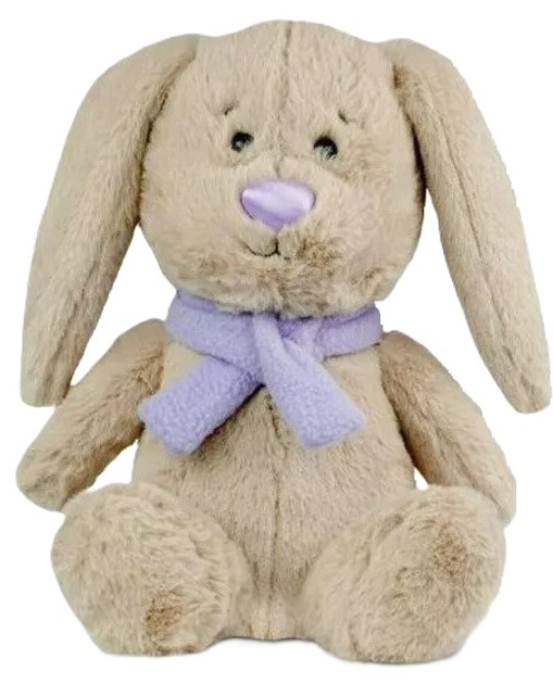 М'яка іграшка TM Toys Сірий кролик із фіолетовим носиком 25 см (5904754600675) - зображення 1