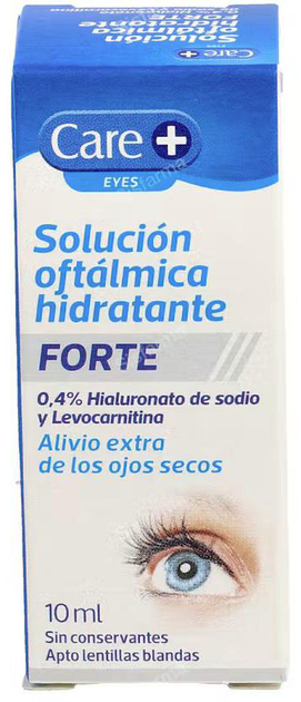 Krople do oczu Care+ Moisturising Ophthalmic Solution Forte 10 ml (8470001991218) - obraz 1