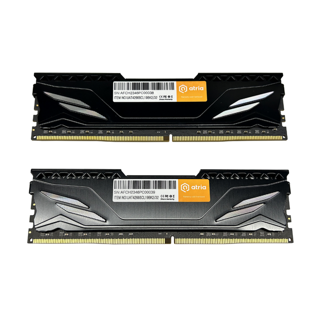 Оперативная память ATRIA UAT42666CL19BK2/32 DDR4/32ГБ/2666МГц для настольных ПК - изображение 2