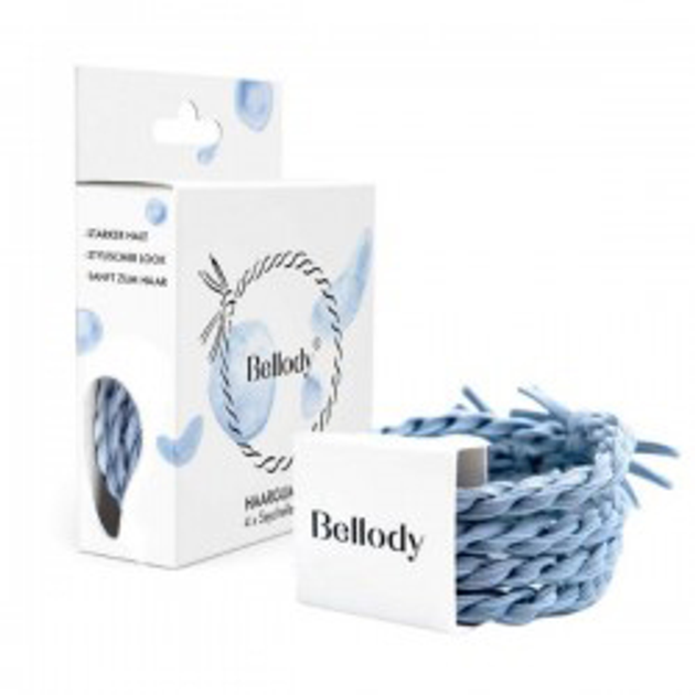 Gumki do wlosow Bellody Original Hair Ties Seychelles Blue 3 cm 4 szt (4270001092366) - obraz 1