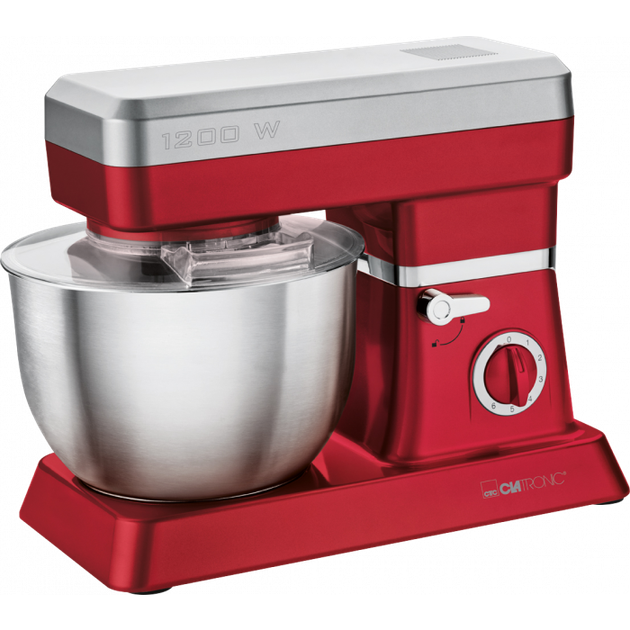 Планетарный миксер тестомес Clatronic KM 3630 red бытовой 1200 Вт ...