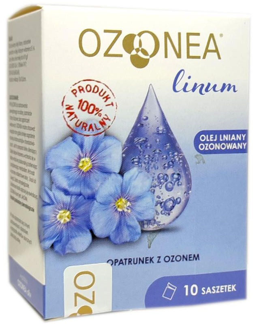 Повязка с озонированным льняным маслом Ozonfix Ozonea Linum 1.5 мл x 10 шт (5904730836487) - изображение 1