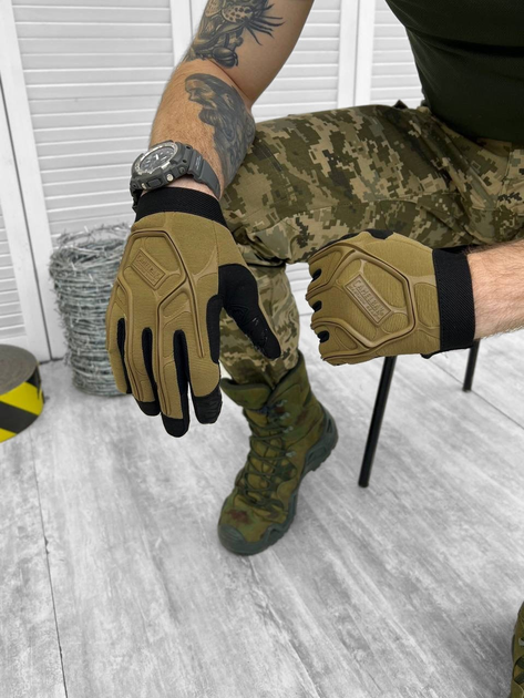 Тактичні рукавички Tactical Gloves Coyote XXL - изображение 1