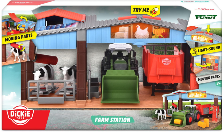 Zestaw do gry Dickie Toys Farm Station (4006333080661) - obraz 1