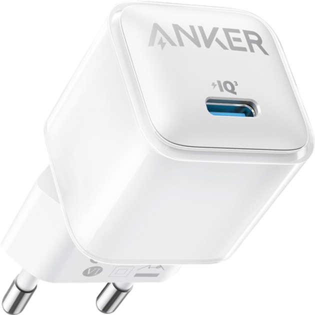 Сетевое зарядное устройство Anker PowerPort 512 Nano 20W USB-C White (A2346G21) Сетевое зарядное устройство Anker PowerPort 512 Nano 20W USB-C White (A2346G21)