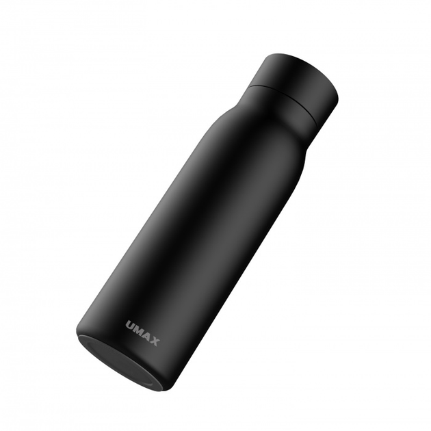 Smart termos Umax Smart Bottle U6 Black 600 ml (8595142719139) - obraz 2