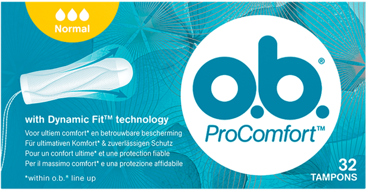 Tampony O.B Digit Normal 32 szt Procomfort Tampons (8410207113342) - obraz 1