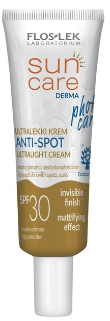 Крем для обличчя Floslek Sun Care Derma SPF 30 мл (5905043022468) - зображення 1