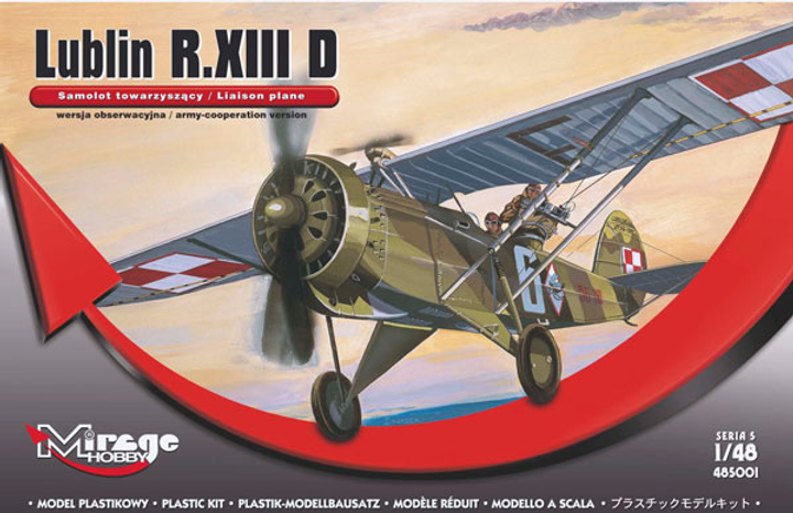 Пластикова модель для складання Mirage Hobby літак Lublin R.XIII D набір моделей (5901463848930) - зображення 1