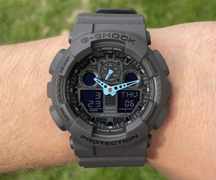 Часы наручные Casio G-Shock GA-100C-8A – купить онлайн на ROZETKA