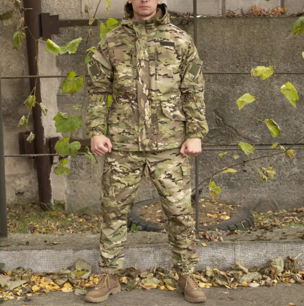 Зимний костюм Горка 5 на флисе военный XXXXL мультикам - изображение 1